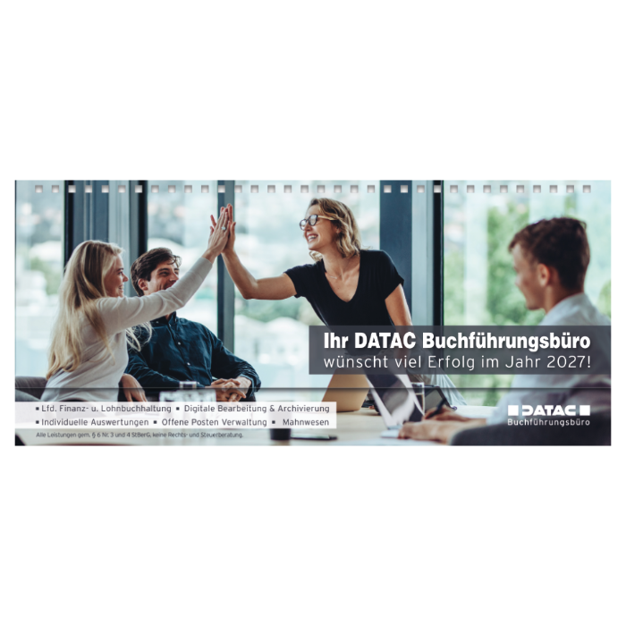 DATAC Tisch-Querkalender 2027